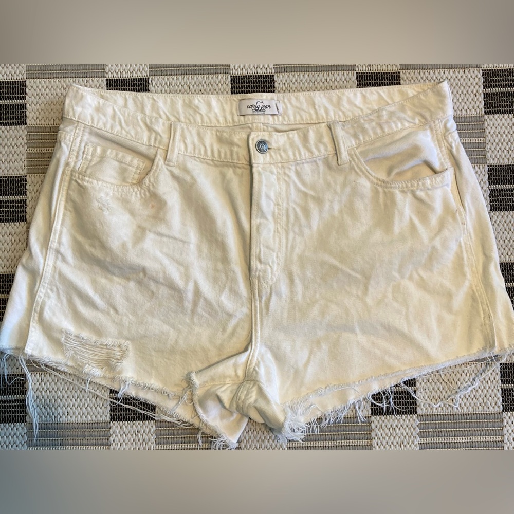 Carly Jean Cutoff Shorts - 1X